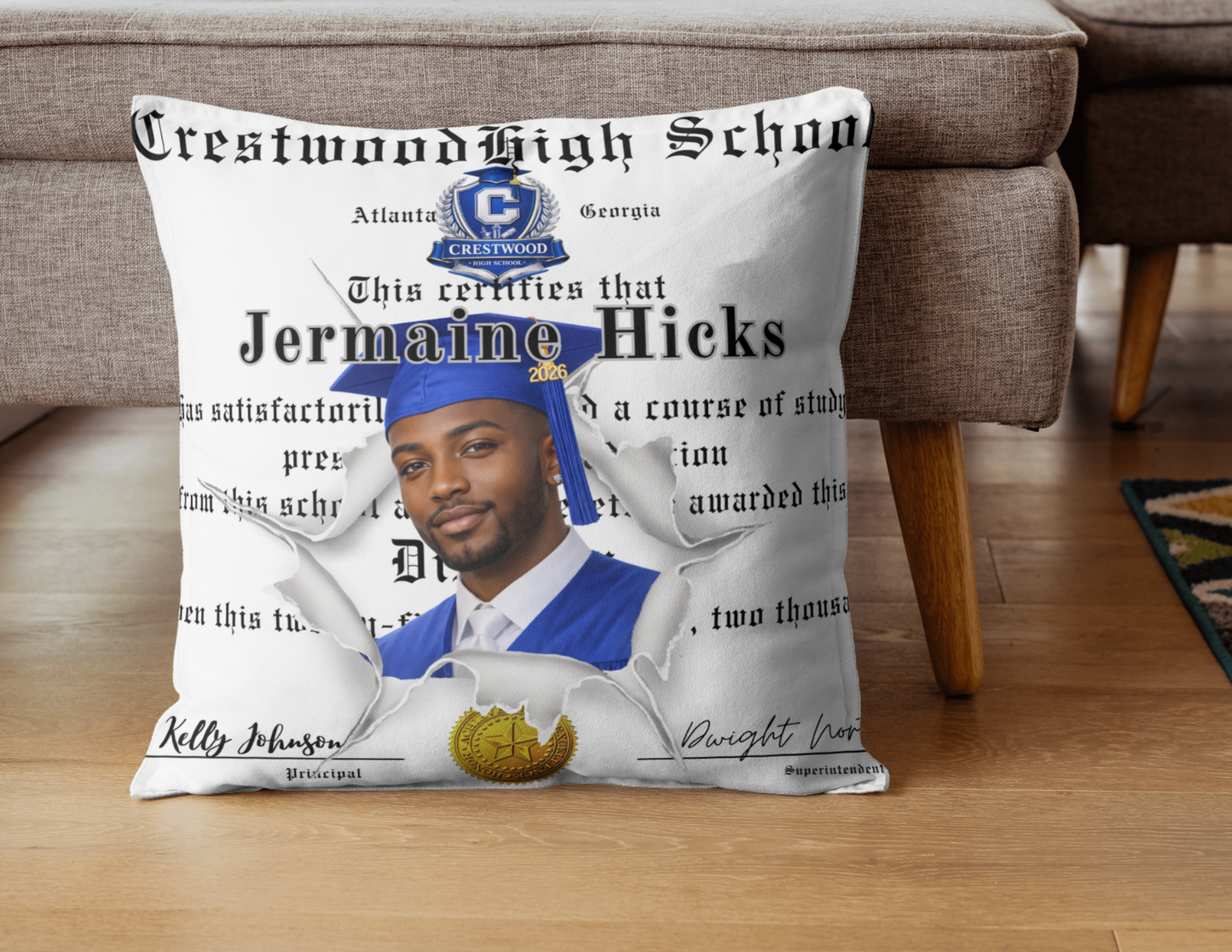 Graduation Pillow Version 1