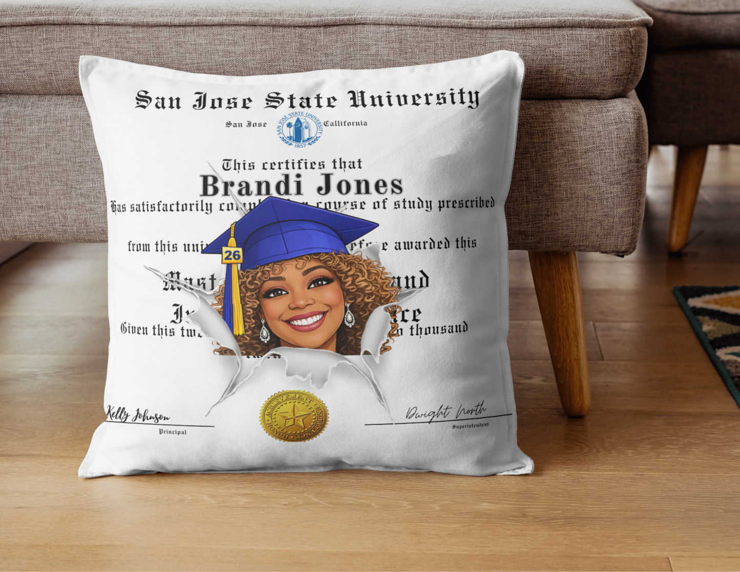 Graduation Pillow Version 1