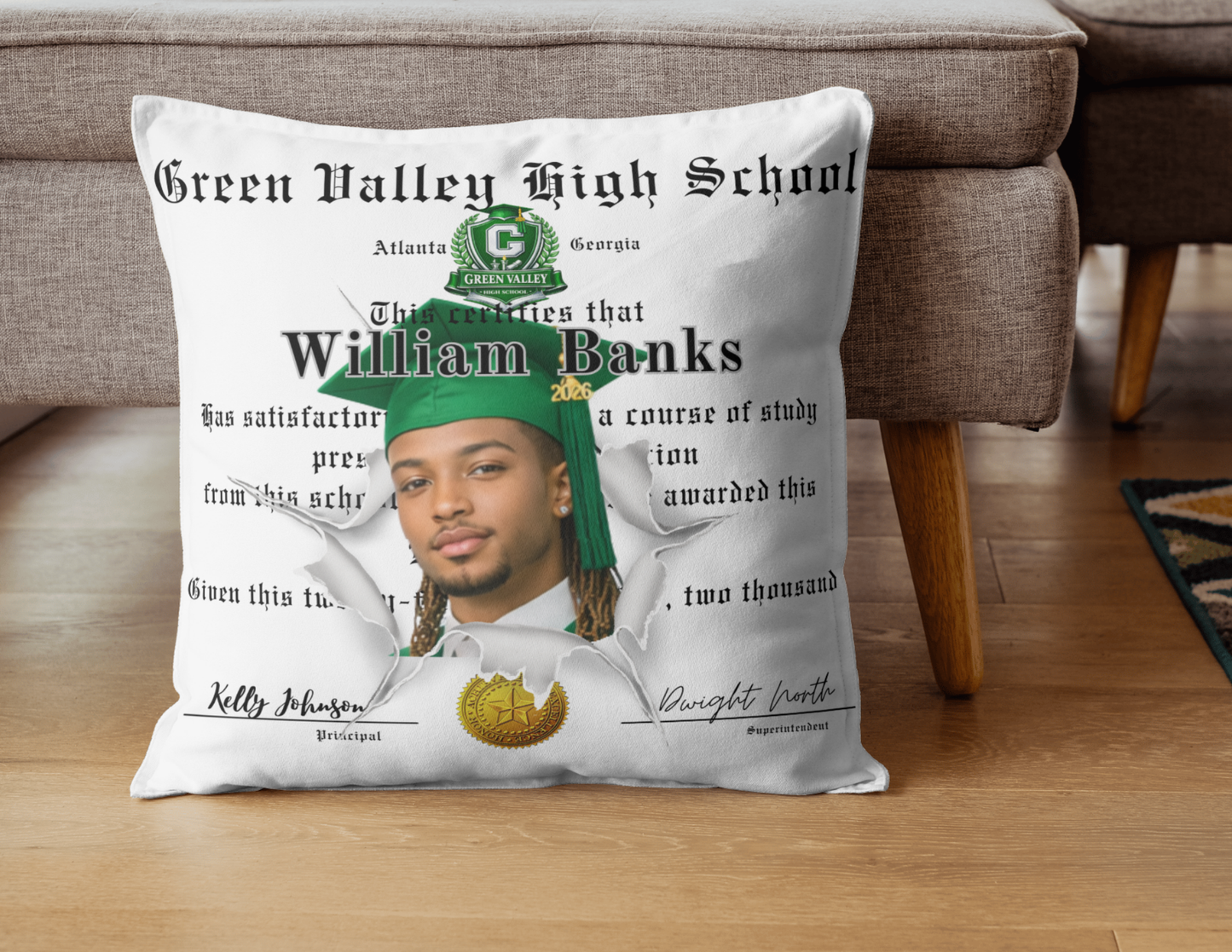 Graduation Pillow Version 1