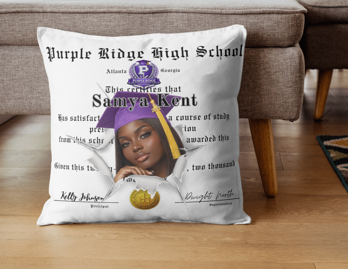 Graduation Pillow Version 1