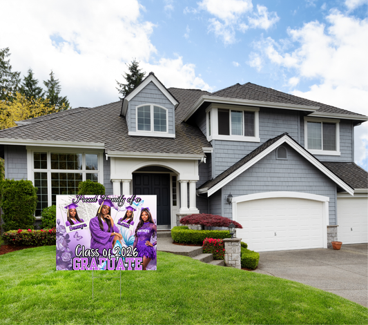Grad Yard Sign